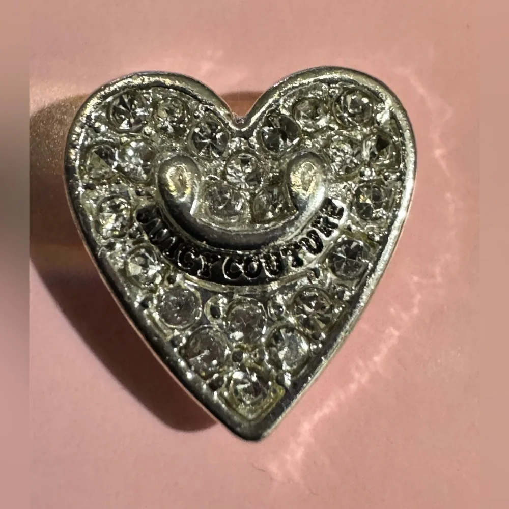 Juicy Couture Heart rhinestones, Earrings